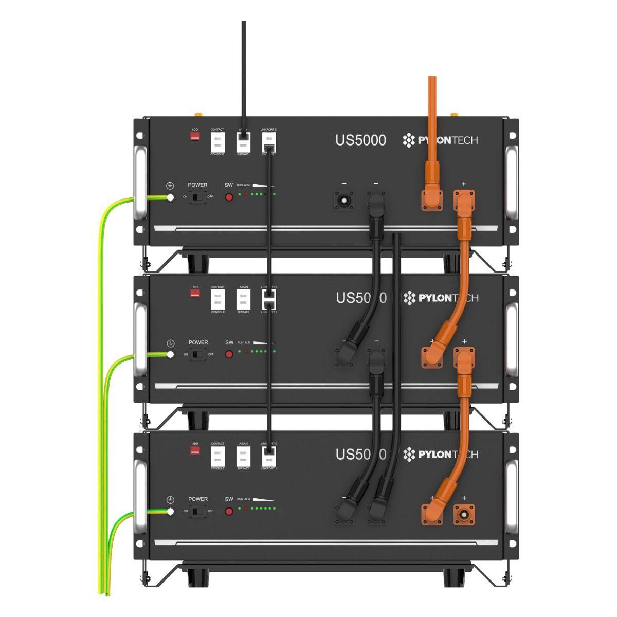 Pylontech US5000 Lithium Ion Battery 4.8kWh 48V 100Ah - VoltaconSolar