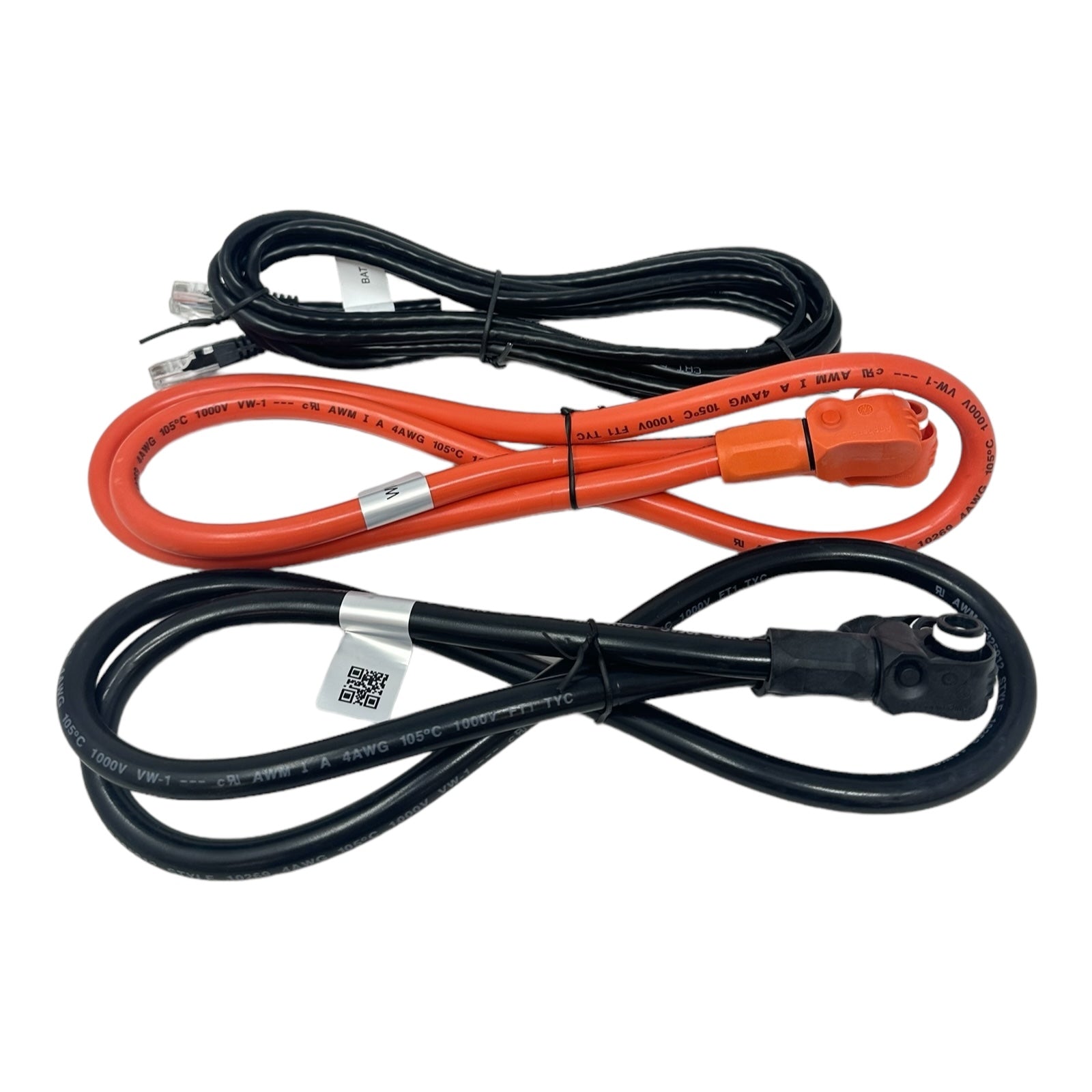 Long Power Cables For Lithium Batteries 1000mm Male/female, Red/Black US5000 US2000