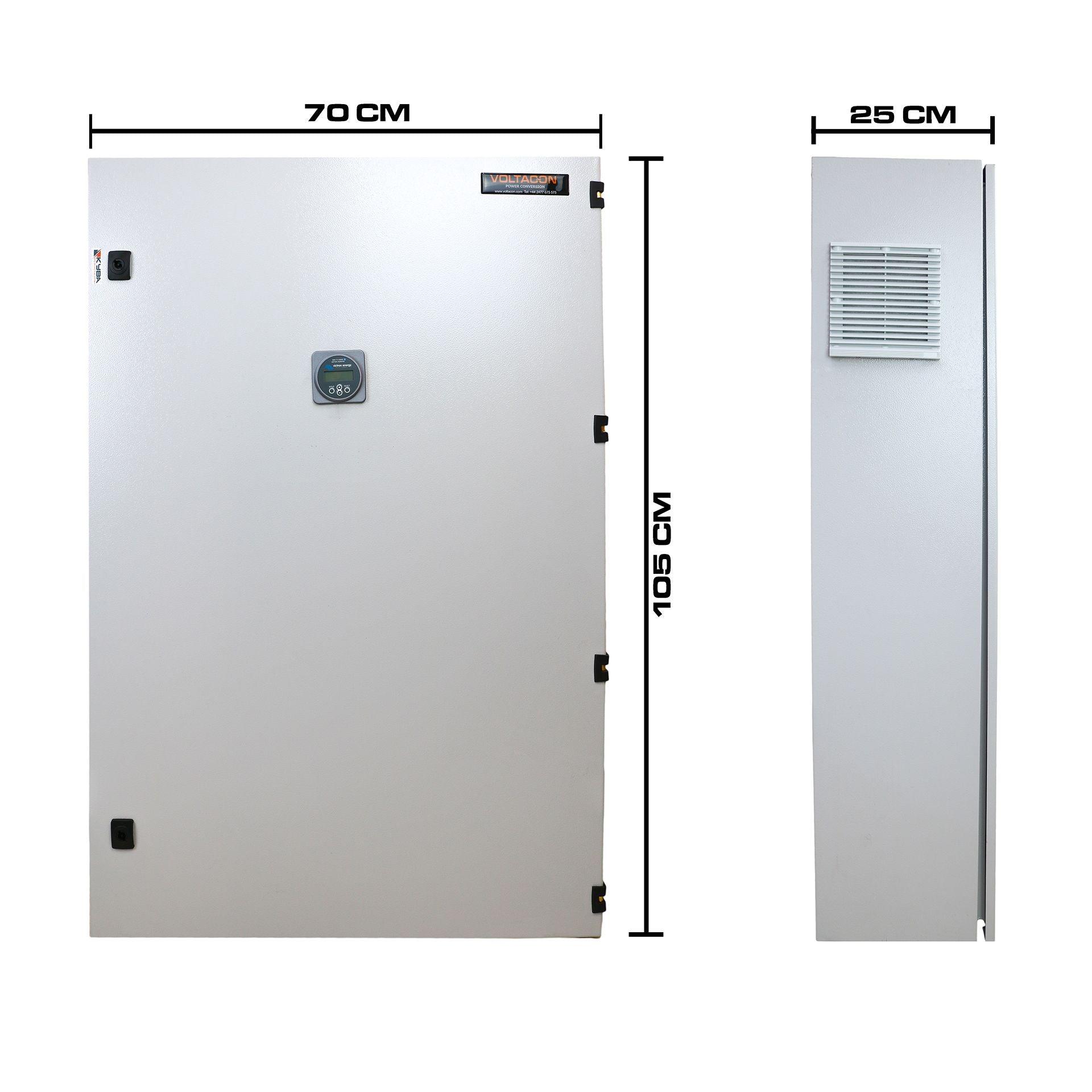 Silent Power SP5048-D-P, Plug 'n' Play Photovoltaic Control Cabinet Off Grid Inverter Charger Kit 5000Watt - VoltaconSolar