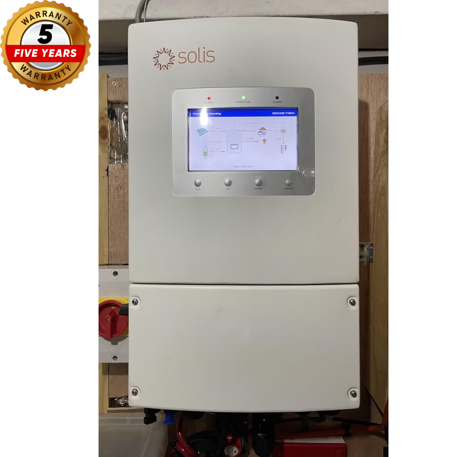 Solis 8kW Hybrid Solar Inverter 32A MPPT S6-EH1P8K-L-Plus Wi-Fi