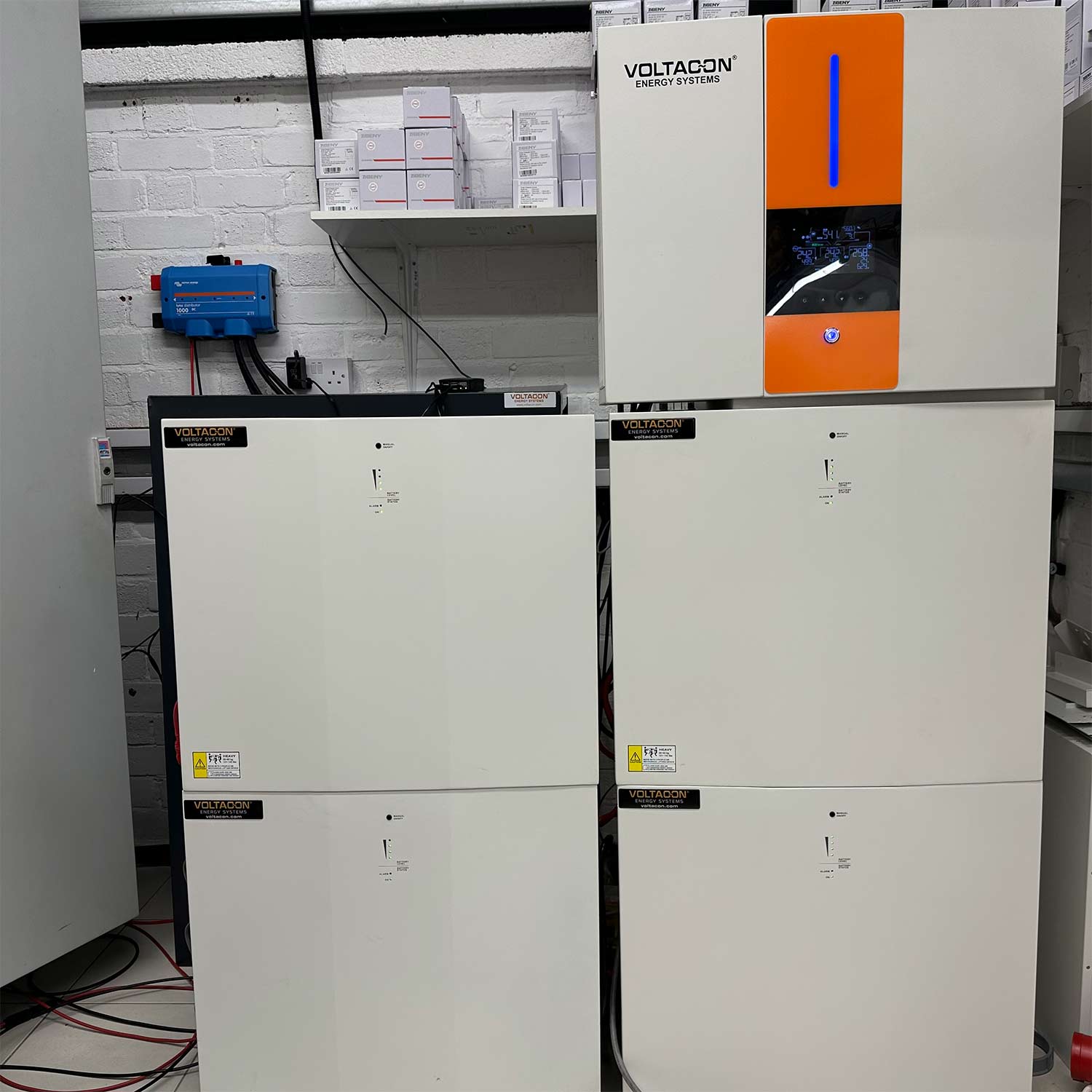 Voltacon Demonstrator Hybrid Energy Storage  5.5kW Inverter 20kWh Lithium Battery - Used