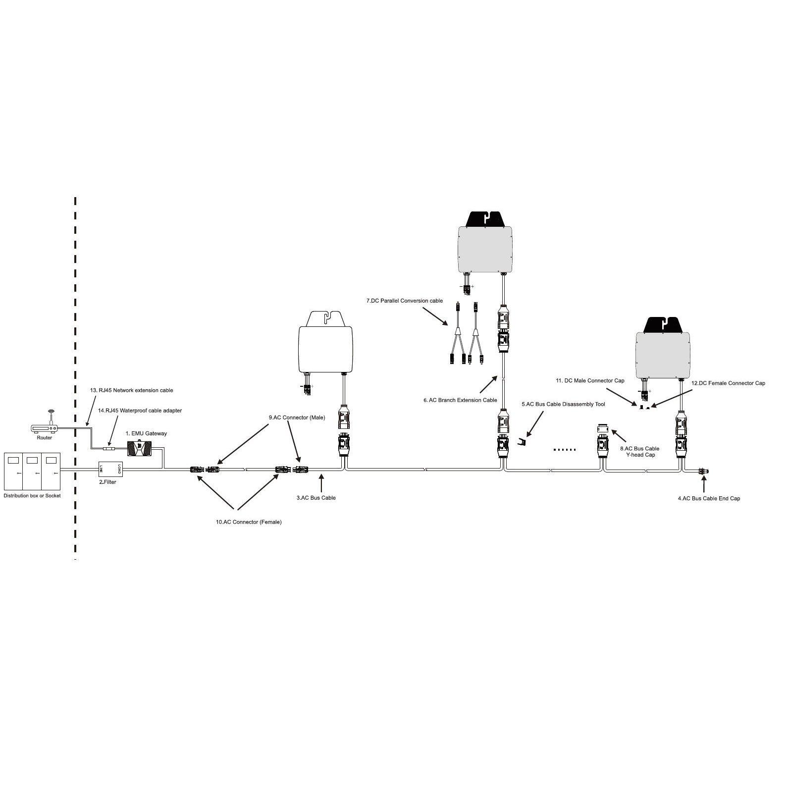 Voltacon MicroInverter VMI 500W Grid Tied 230Vac Single MPPT - G98 - VoltaconSolar