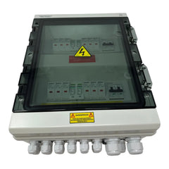 Combinador Solar De 6 Cuerdas DC 1000V Impermeable - Con Interruptores De 20A, 300A Máximo
