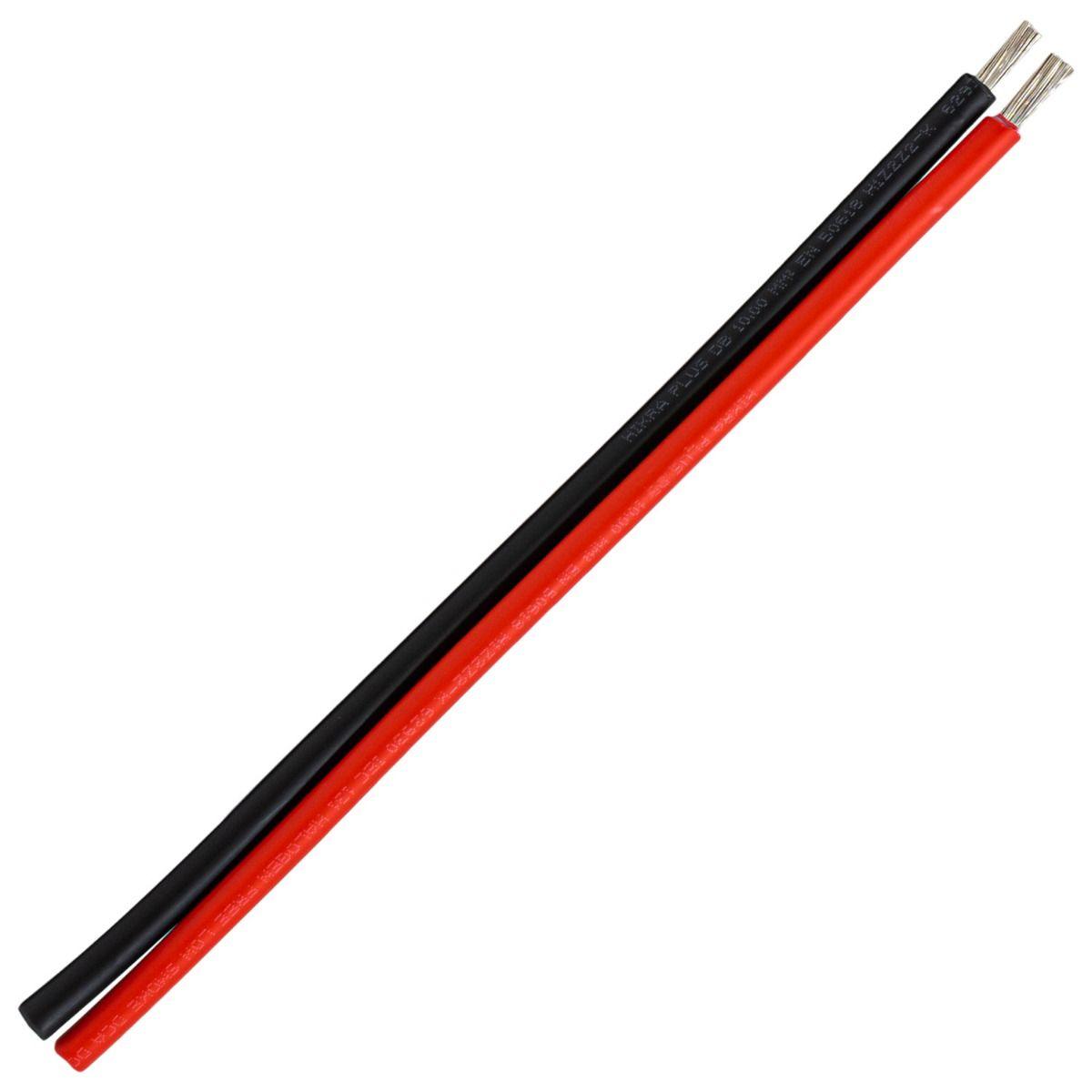 10m to 100m Solar PV Cable 10mm². Pair of Red and Black - VoltaconSolar