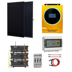 5.6kW Off-Grid Solar Kit - 15kWh Energy Storage - 425Watt Solar Panels - VoltaconSolar
