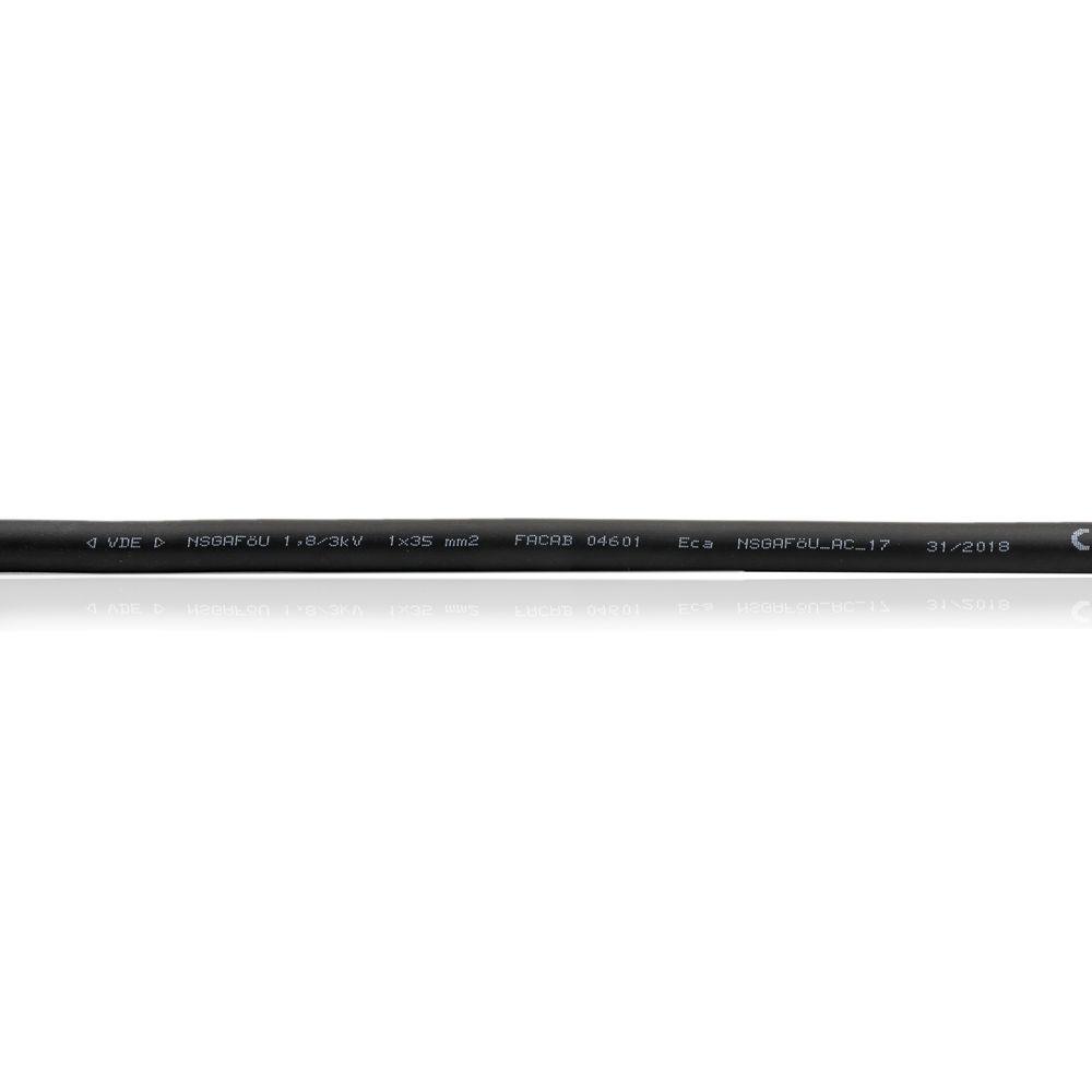70mm² Helukabel Nsgaföu 1.8/3kV Black. Pair of Battery Cables. 0.5 to 5 Meters. Crimped - VoltaconSolar