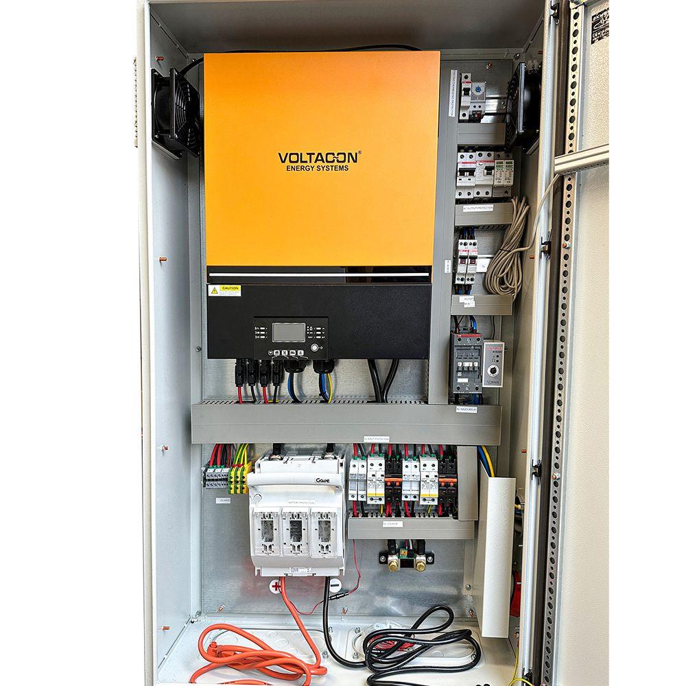 8kW Off Grid Silent Power Cabinet for Solar Photovoltaics - VoltaconSolar