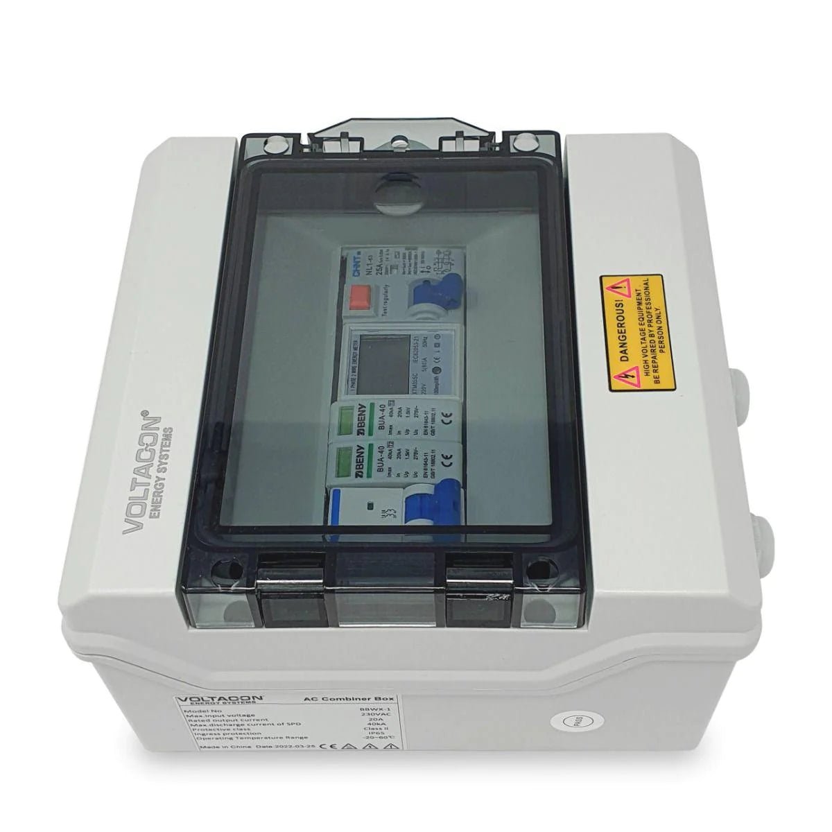 AC Combiner Box For 8kW And 11kW Solar Inverters AC Output 240Vac With ...