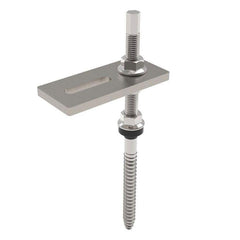 Hanger Bolt M10x250 With Supporting Plate - VoltaconSolar