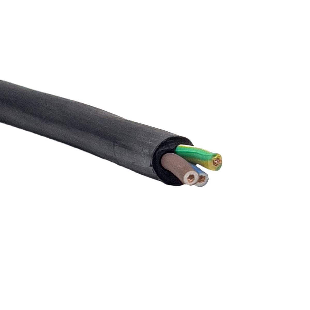 Helukabel NYY-J 3 Core 6mm², Black AC Cable 0.6/1kV - VoltaconSolar
