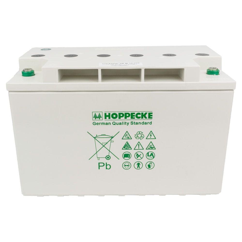 Hoppecke AGM Battery 105Ah 12V. Solar Deep Cycle - VoltaconSolar