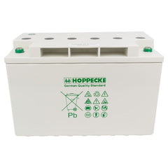 Hoppecke AGM Battery 105Ah 12V. Solar Deep Cycle - VoltaconSolar