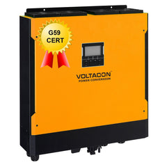 Hybrid 5.5kW-E - Single Phase Solar Inverter HSI5000 48Vdc. VDE0121 & G59 Certification - VoltaconSolar
