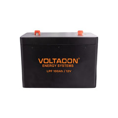 LiFePO4 Battery 100Ah 12V Lithium Iron Phosphate Battery (LPF) - VoltaconSolar
