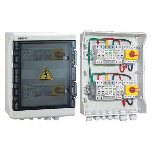 PV Combiner DC Switch Box 8-way Input 2-way Output - VoltaconSolar