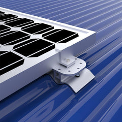 Solar PV Rail Less Mounting Trapezoidal & Corrugated Industrial Panel Roof - VoltaconSolar
