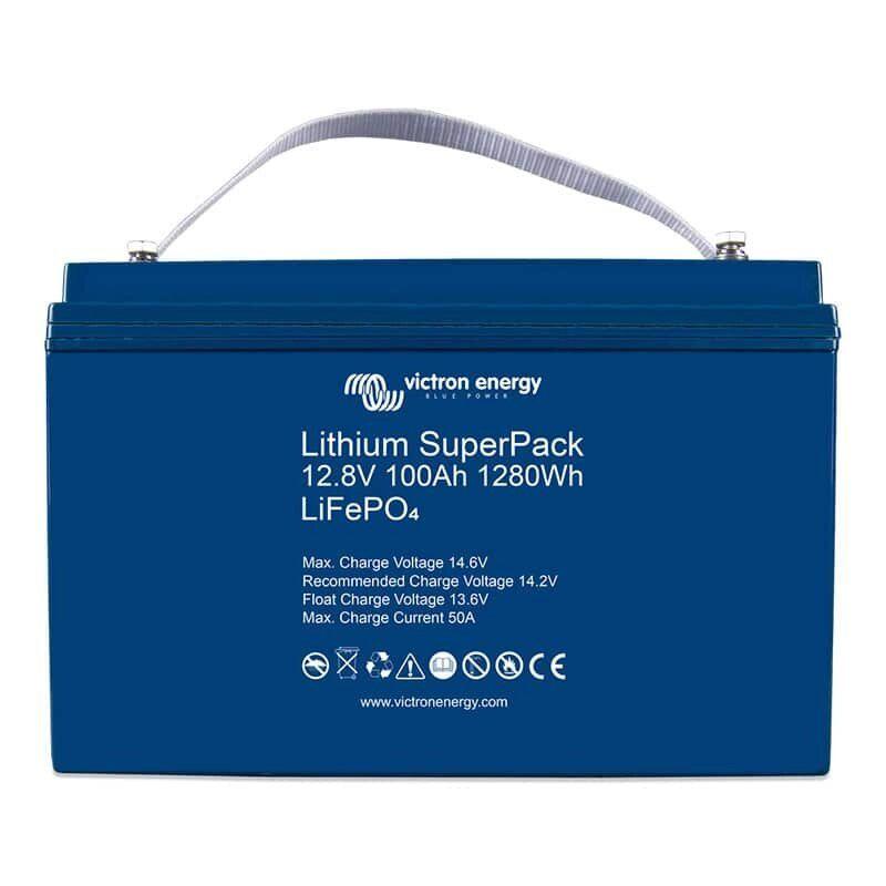 Victron Lithium SuperPack 12,8V/100Ah (M8) High Current - BAT512110710 - VoltaconSolar