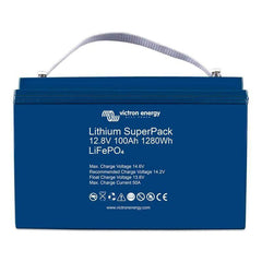 Victron Lithium SuperPack 12,8V/100Ah (M8) High Current - BAT512110710 - Unboxed New - VoltaconSolar