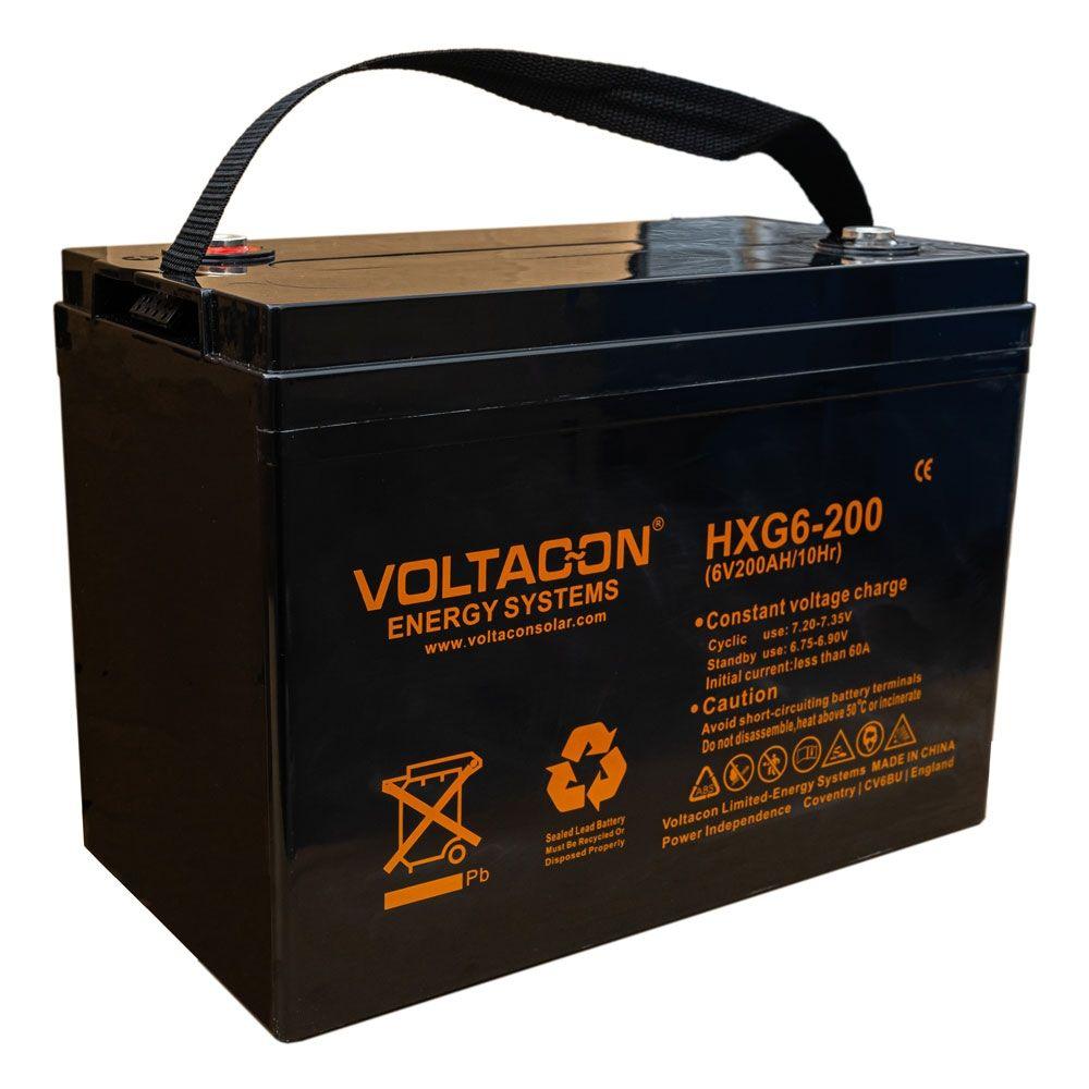 Voltacon Gel Lead Acid Solar Battery 6V / 200Ah - VoltaconSolar