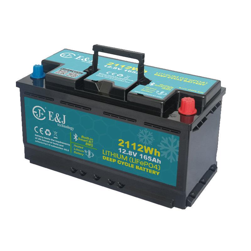 Voltacon LifePO4 12V Lithium Battery 165Ah Built in BMS - VoltaconSolar