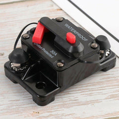 Waterproof Manual Reset DC Circuit Breaker Inline Fuse Invert 30-300Amp 12V-24V - VoltaconSolar