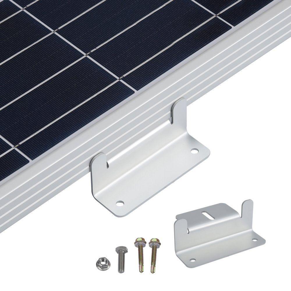Z Bracket Solar PV Panel Mounting Kit Stainless Steel 4pcs - VoltaconSolar
