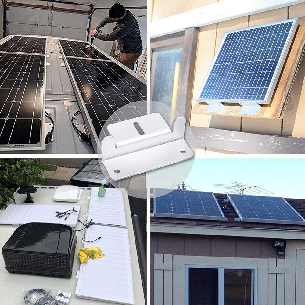 Z Bracket Solar PV Panel Mounting Kit Stainless Steel 4pcs - VoltaconSolar